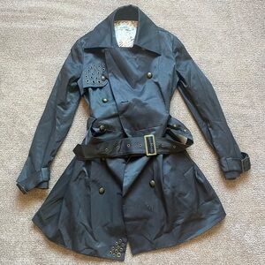 VTG 00’s / Y2K Kat Von D Los Angeles Women’s Trench Coat